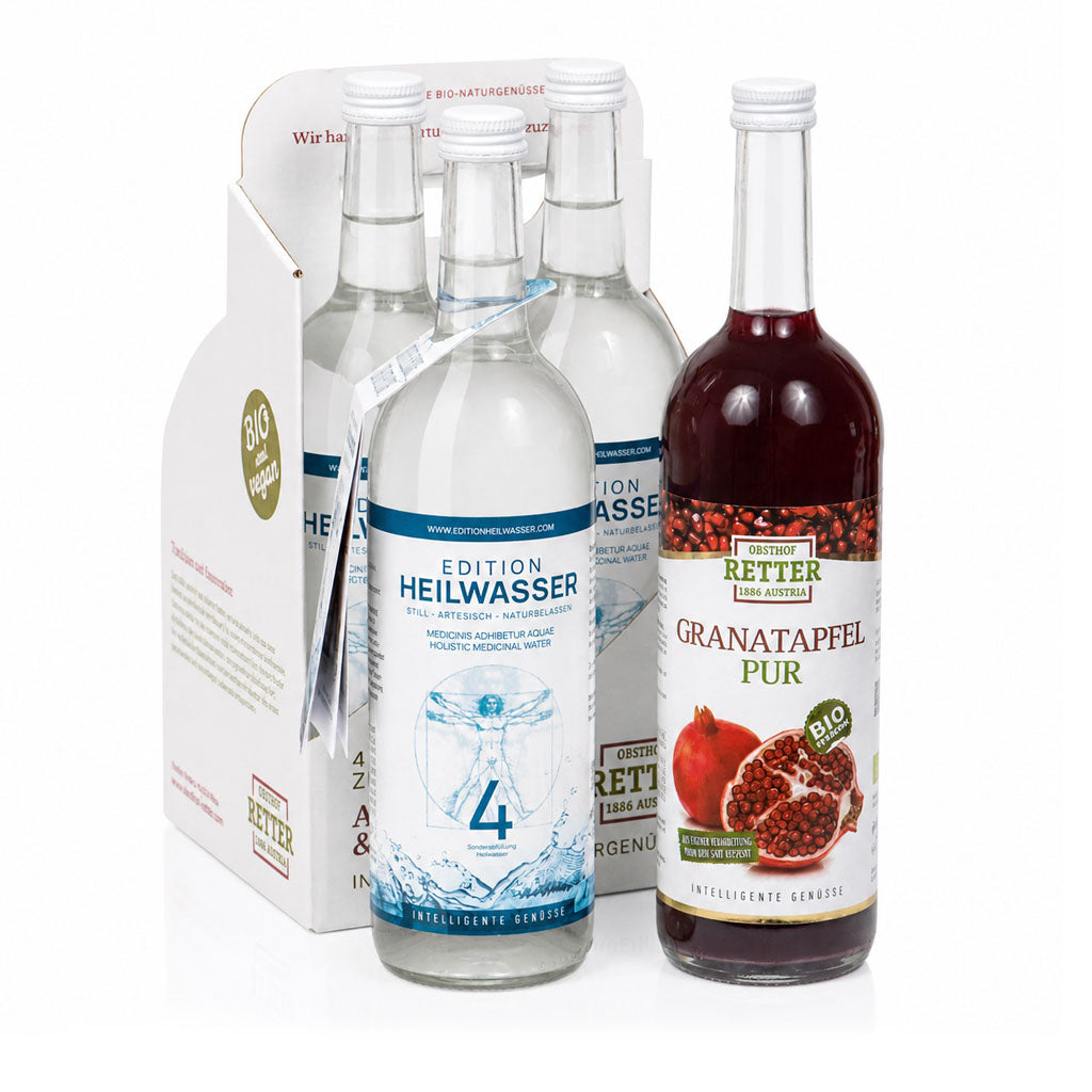 Heilwasser und BIO Superfruits voller Mineralstoffe