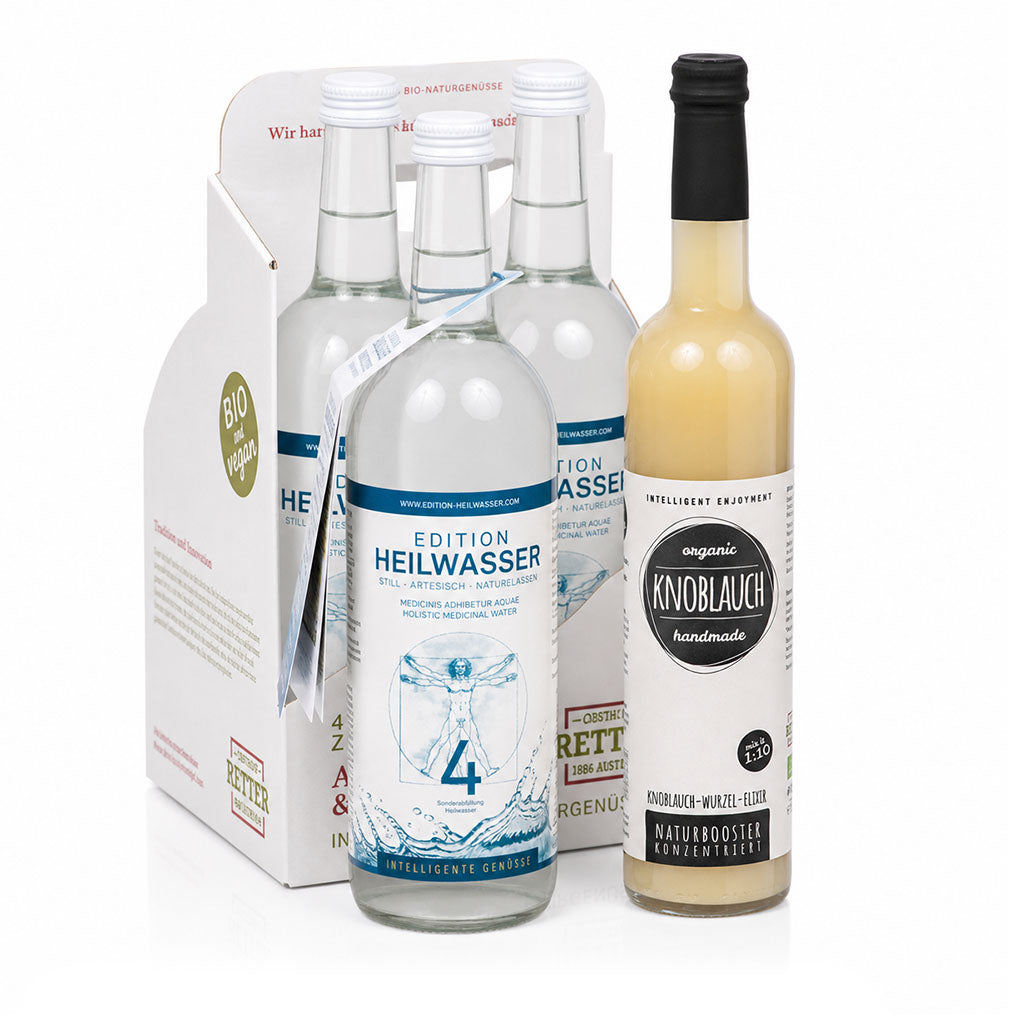 Heilwasser und BIO Wurzelelixire voller Mineralstoffe
