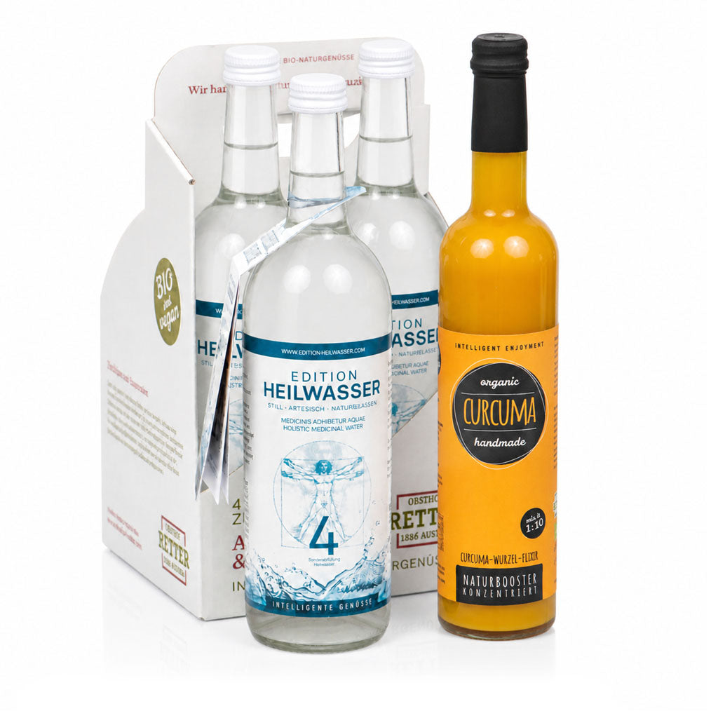 Heilwasser und BIO Wurzelelixire voller Mineralstoffe
