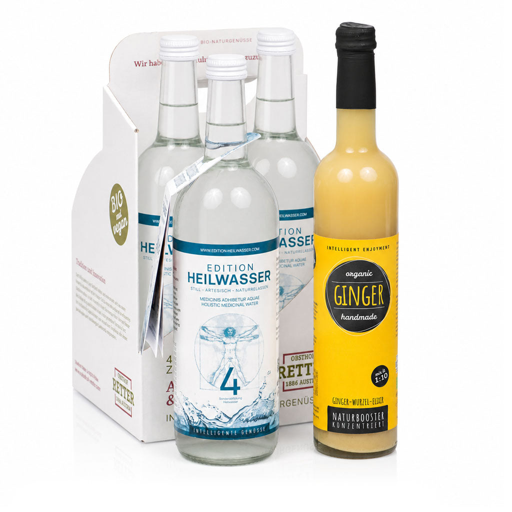 Heilwasser und BIO Wurzelelixire voller Mineralstoffe