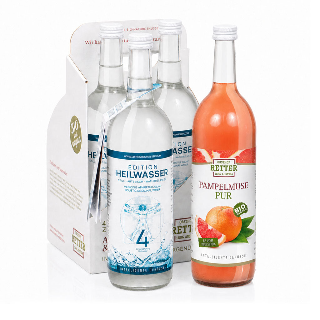 Heilwasser und BIO Superfruits voller Mineralstoffe