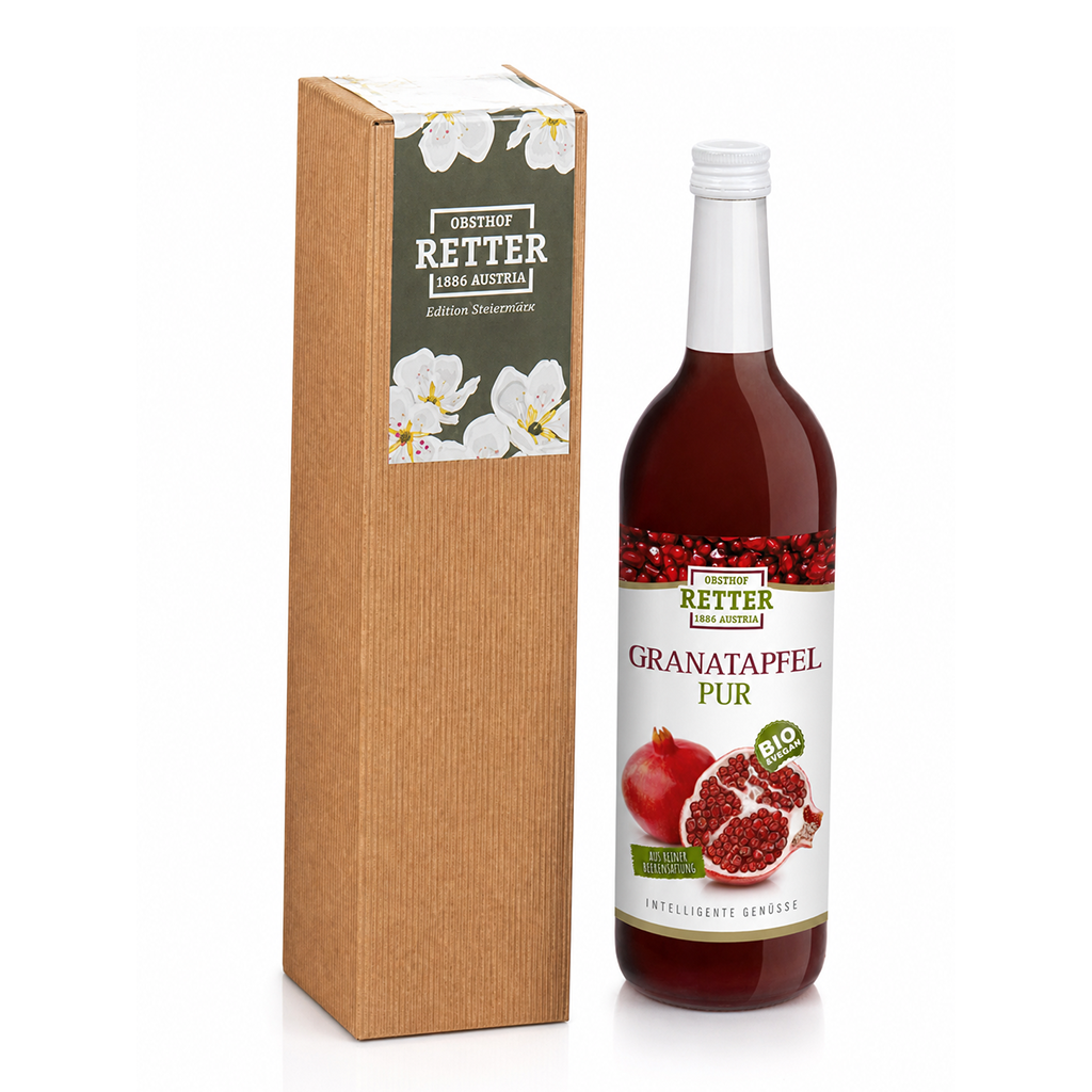 Natur-Geschenkbox | Handgefertigt, für 1 Flasche