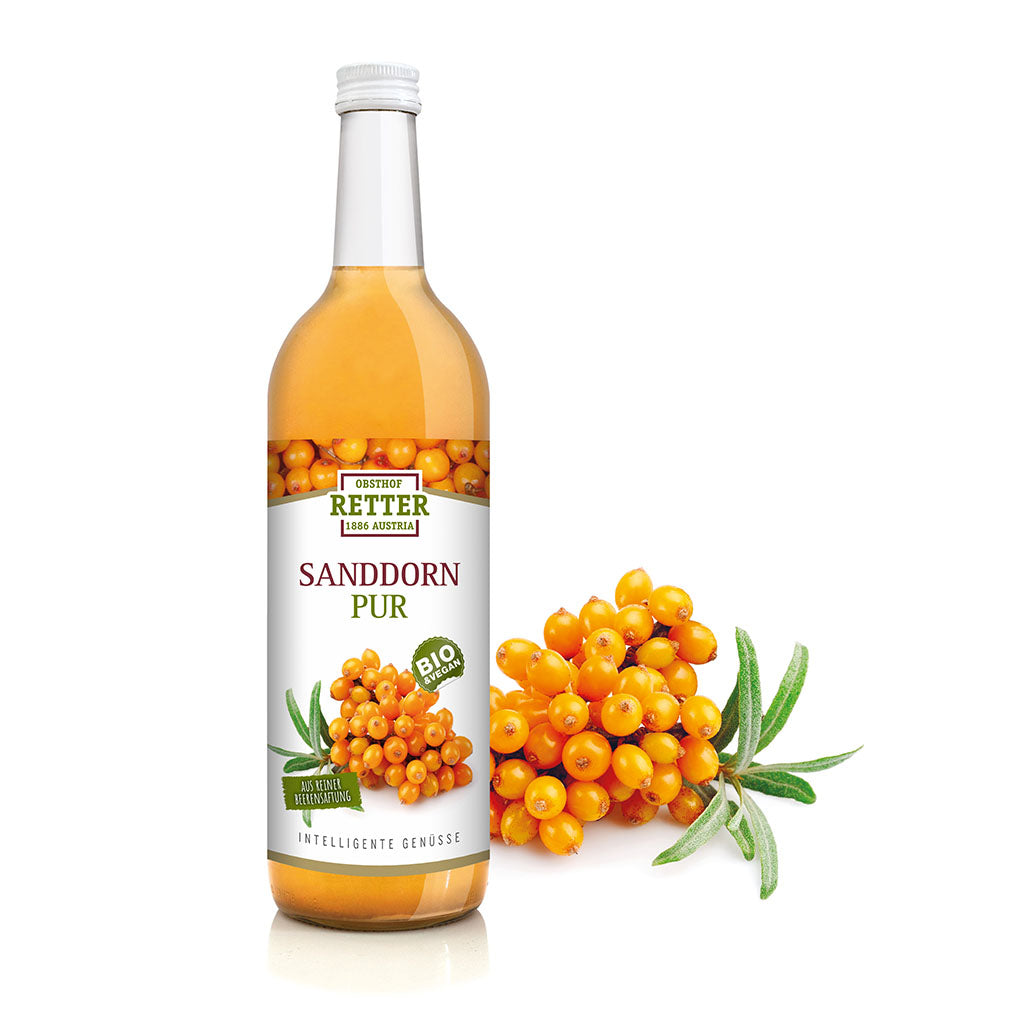 BIO Sanddorn pur, 100% Direktsaft