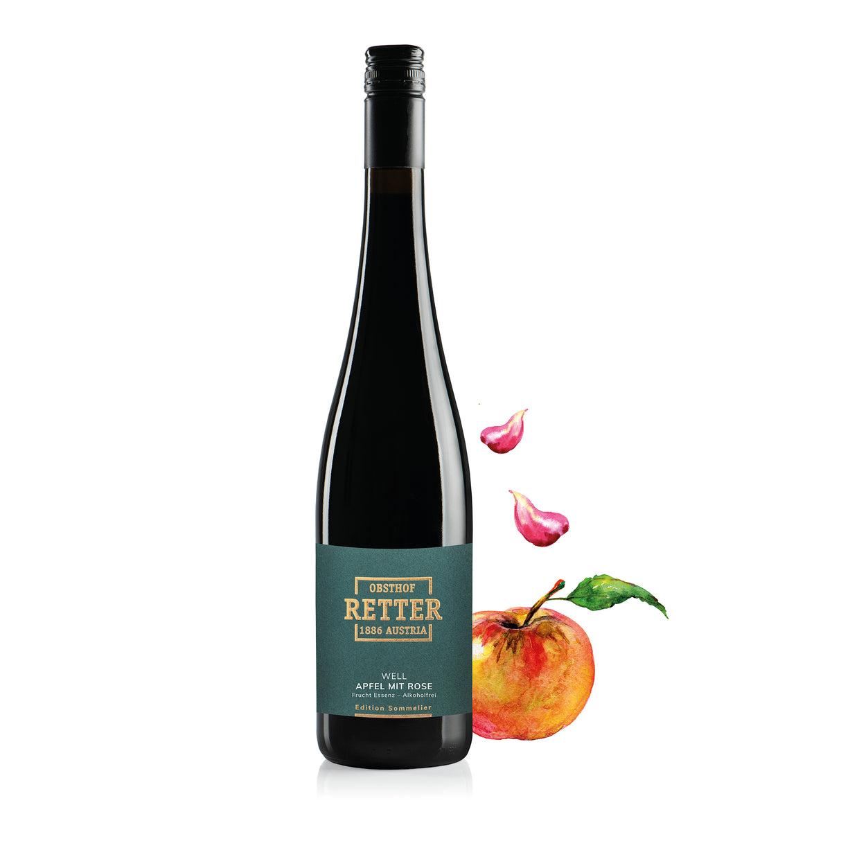WELL Apfel mit Rose - Fruchtessenz Edition Sommelier