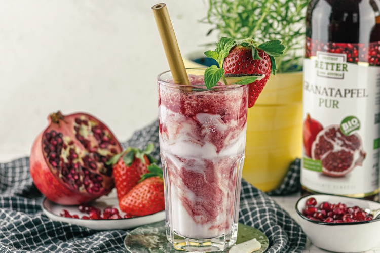 Imagebild: Erdbeer-Granatapfel-O'CIN-Colada